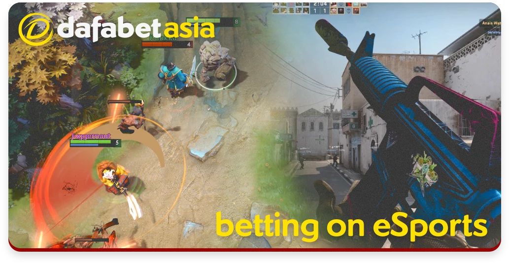 With Dafabet you can bet on popular eSports events